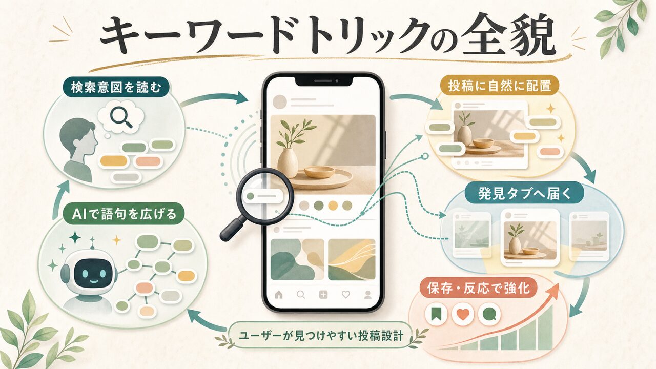 「キーワードトリック」の全貌を徹底解説の図解