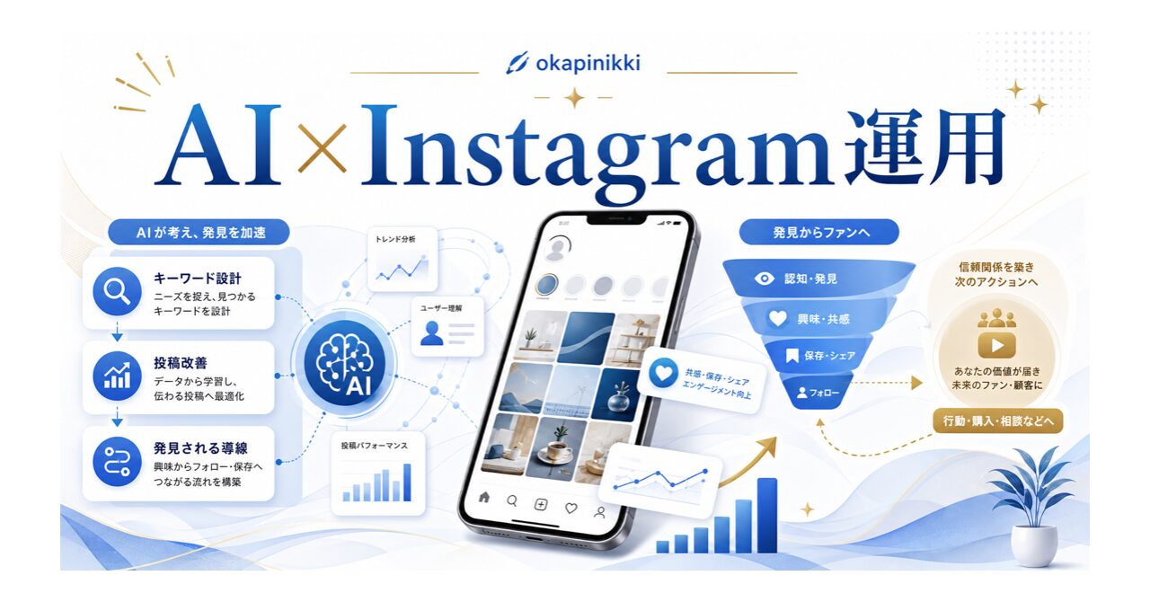 Instagram(インスタグラム)の「キーワードトリック」とは?AIを有効活用して投稿をユーザーが見つけてバズらせる秘訣をプロが徹底解説のアイキャッチ