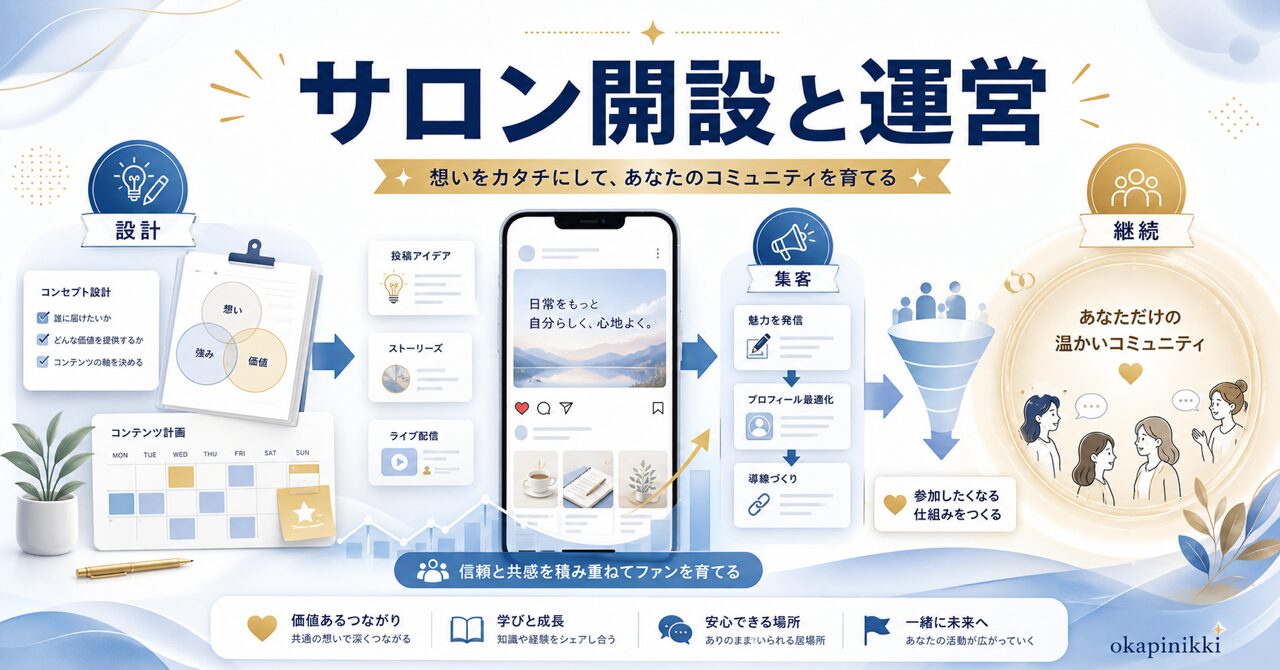 インスタでオンラインサロンの作り方|開設から集客・運営まで完全ガイドのアイキャッチ