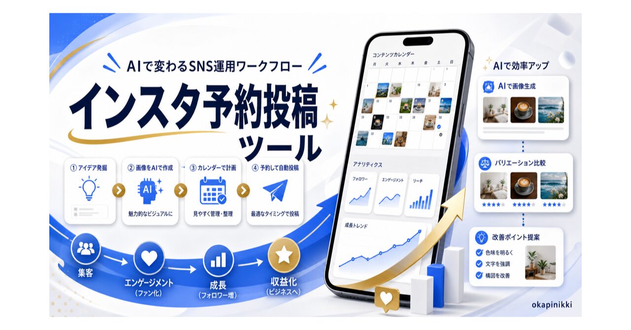 AI画像生成の無料ツールでインスタ投稿が激変!SNS運用の実務実績が教える厳選5選のアイキャッチ