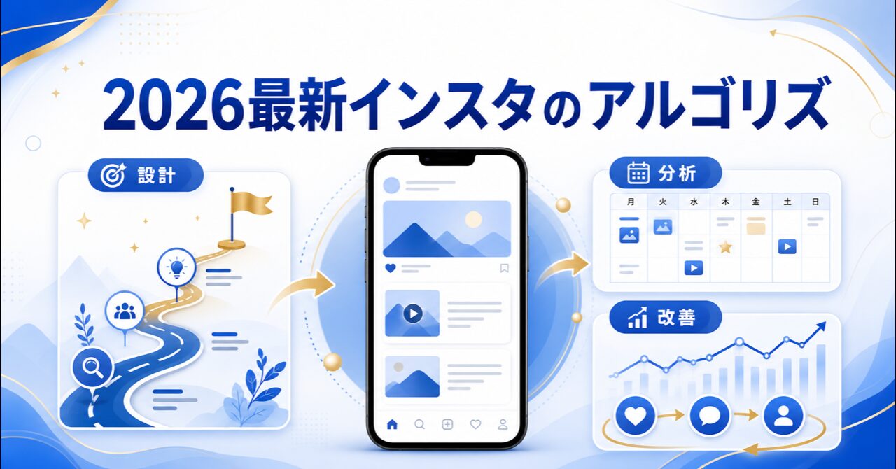 【2026最新】インスタのアルゴリズムとは?変わった?のアイキャッチ