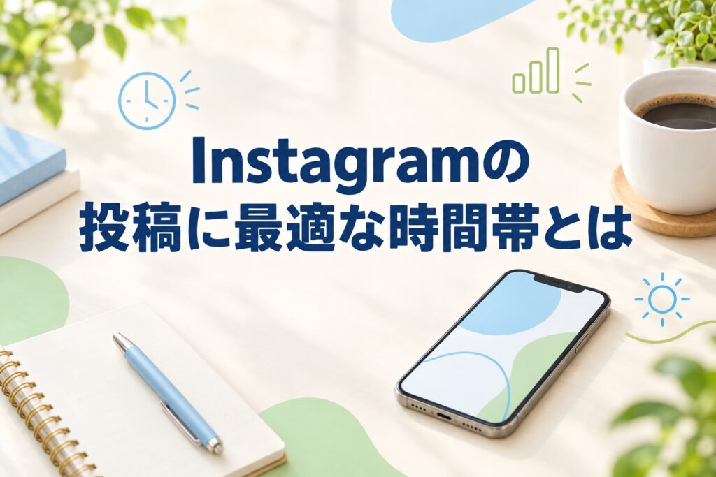 Instagramの投稿に最適な時間帯とは?曜日別ベストタイミングの考え方と検証方法