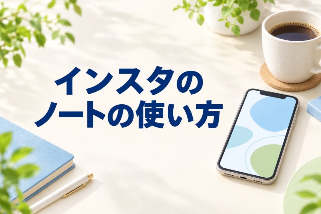 インスタのノートの使い方|投稿のしかたと見える相手・表示される時間
